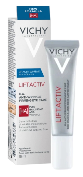 รูปภาพของ VICHY Liftactiv H.A. Anti-Wrinkle Firming Eye Care 15ml. วิชี่ ลิฟแอ็คทีฟ ครีมบำรุงรอบดวงตา 